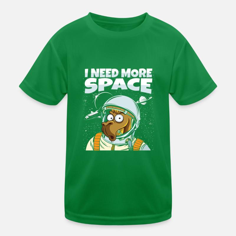 Kamel Astronaut I Need More Space Kinder Funktions-T-Shirt