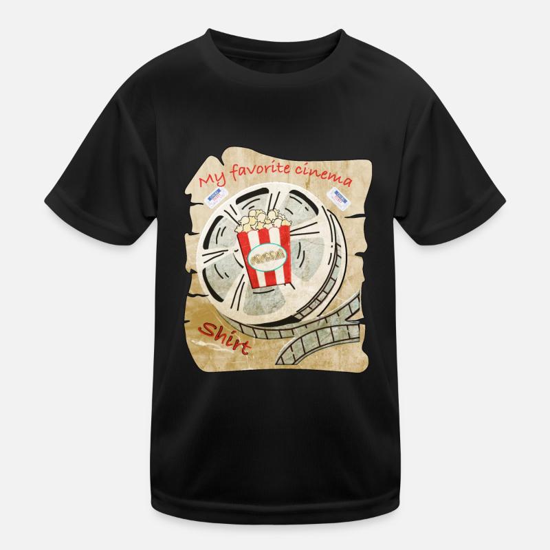 Cinema cinema with popcorn Kids Functional T-Shirt