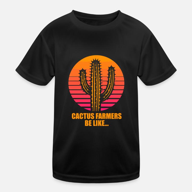 Kaktus Garten Kinder Funktions-T-Shirt