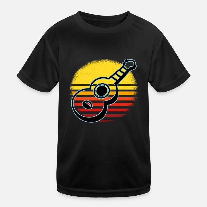 Ukulelen Vitage Kinder Funktions-T-Shirt