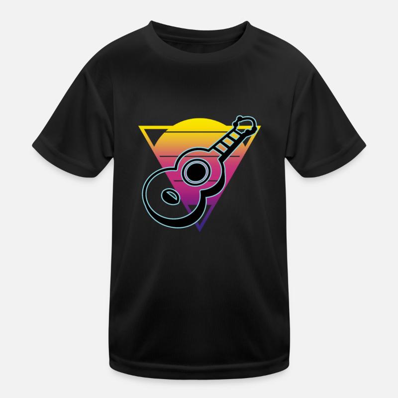 Ukulelen Vitage Kinder Funktions-T-Shirt