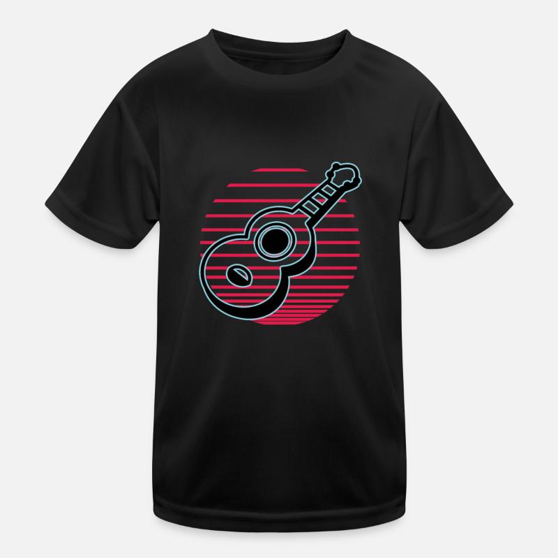 Ukulelen Vitage Kinder Funktions-T-Shirt
