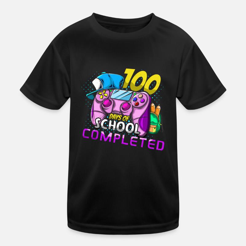 Schüler 100th Day Game Komplette 100 Tage Schule Kinder Funktions-T-Shirt