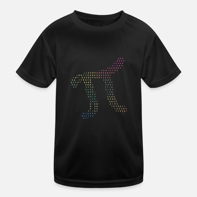 Ziffern von Pi im Quellcode Zahlen Pi Day 3.14159 - Kinder Funktions-T-Shirt - Schwarz