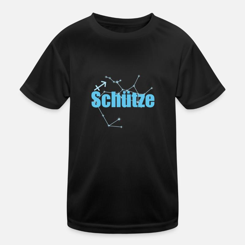 Schütze Sternzeichen Sagittarius Sternbild Kinder Funktions-T-Shirt