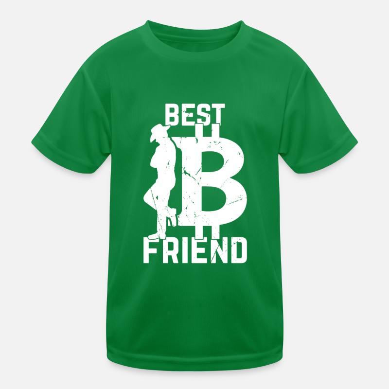 Bitcoin Lover Bitcoin Best Friend Bitcoins Kids Functional T-Shirt