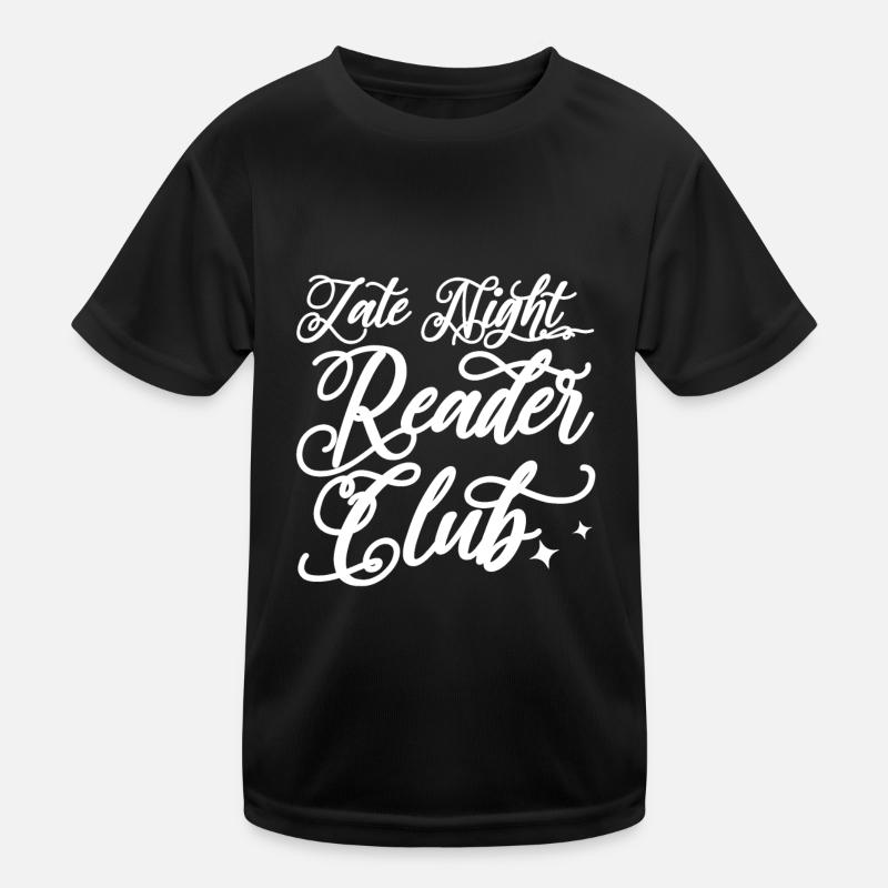 Late Night Reader Club Kids Functional T-Shirt