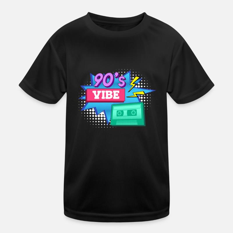 Musik ich habe den Vibe 90er Kinder Funktions-T-Shirt