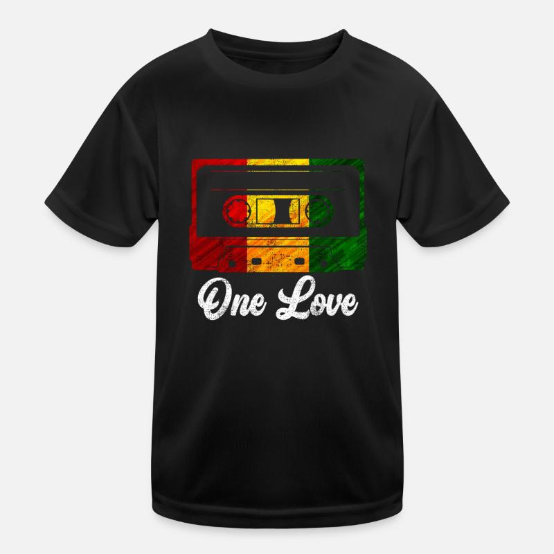 Walkman Cassette Recorder One Love Cassette Kids Functional T-Shirt