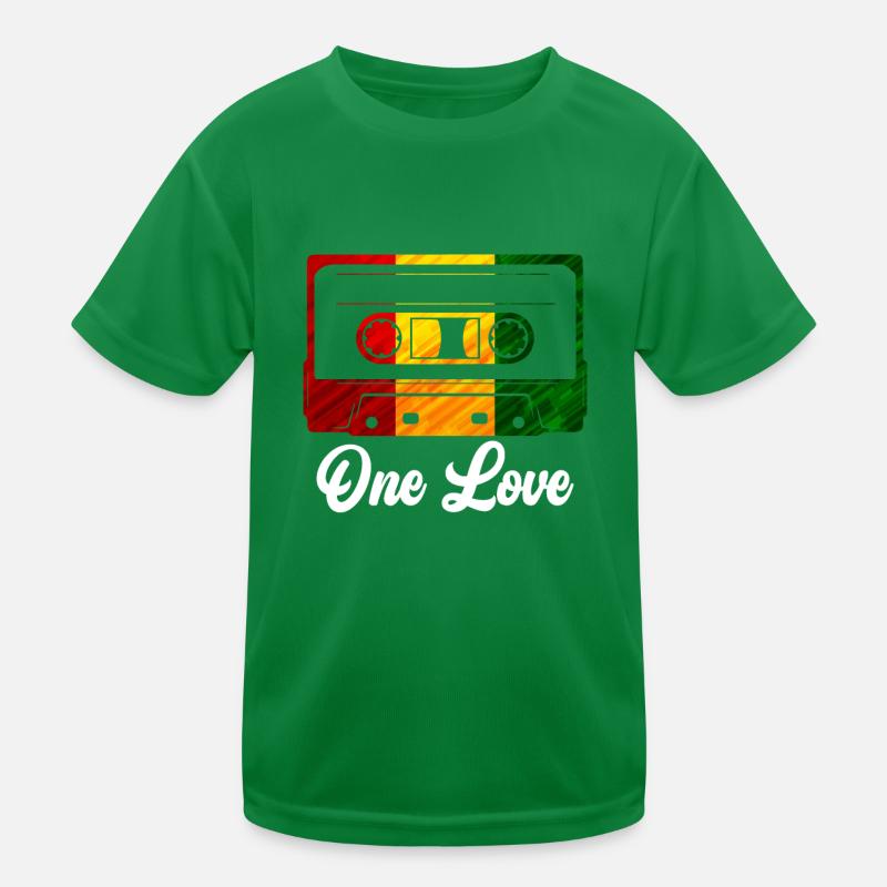 Walkman Cassette Recorder One Love Cassette Kids Functional T-Shirt