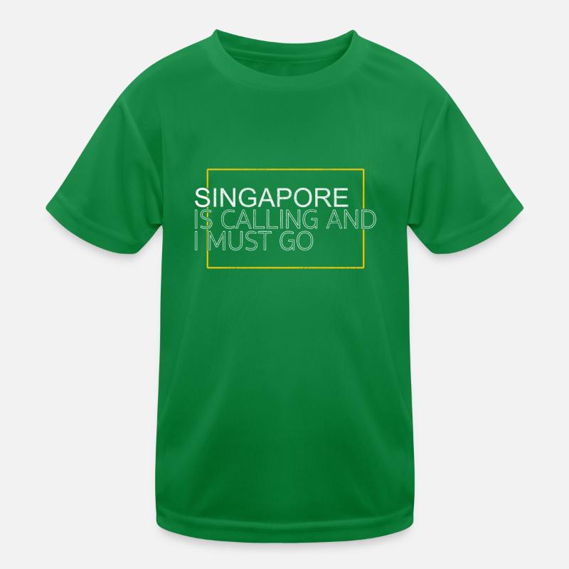 Citation de Singapour T-shirt sport Enfant