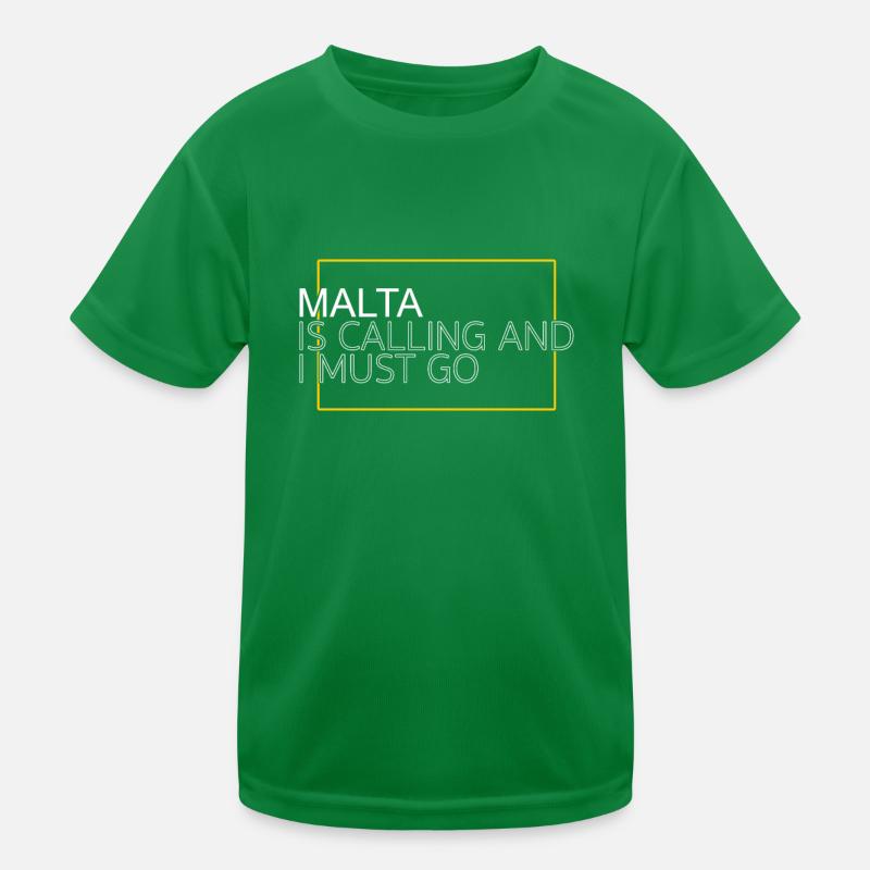 Malta Saying Kids Functional T-Shirt