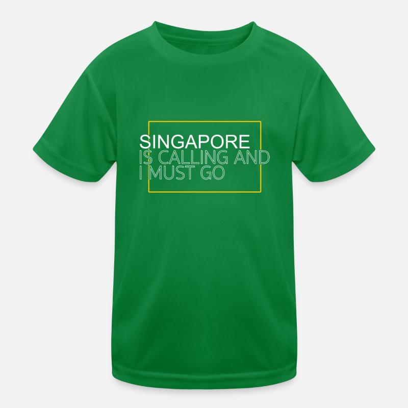 Singapur Spruch Kinder Funktions-T-Shirt