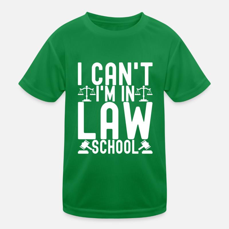 Law Student Judge Public Prosecutor Kids Functional T-Shirt