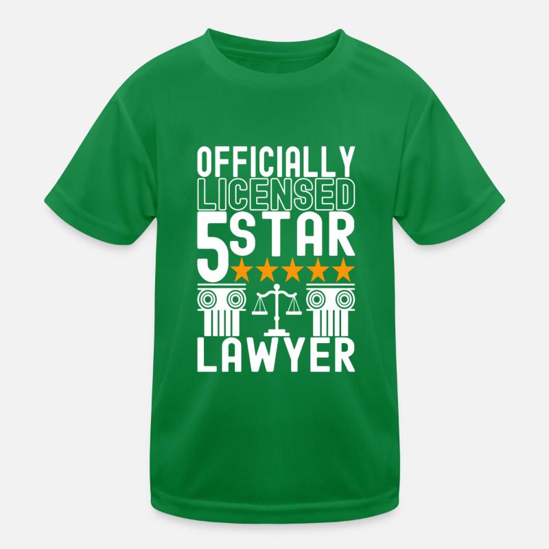 Law Student Judge Public Prosecutor Kids Functional T-Shirt