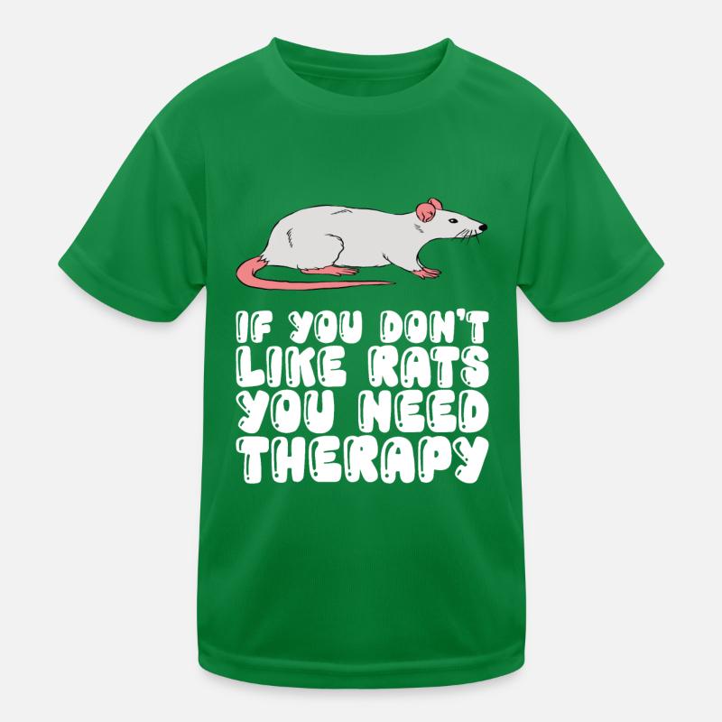 Rat Therapy Kids Functional T-Shirt