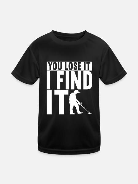 Détecteur de métaux Sondler - T-shirt sport Enfant - noir - Devant