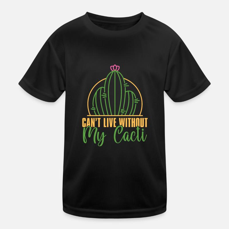 Cactus Garden Cactus Kids Functional T-Shirt