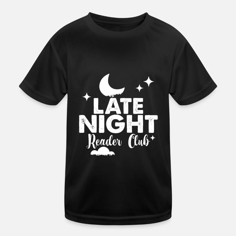 Late Night Reader Club 4 Kids Functional T-Shirt