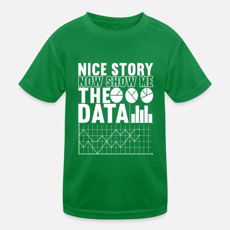Analyste de données Data Scientist T-shirt sport Enfant