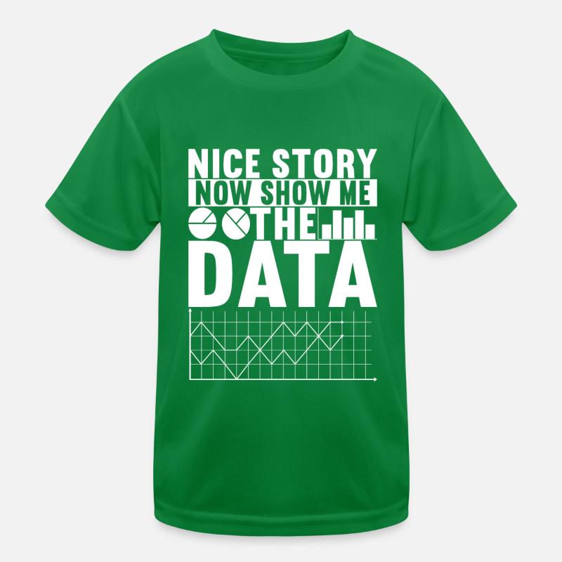 Analyste de données Data Scientist T-shirt sport Enfant