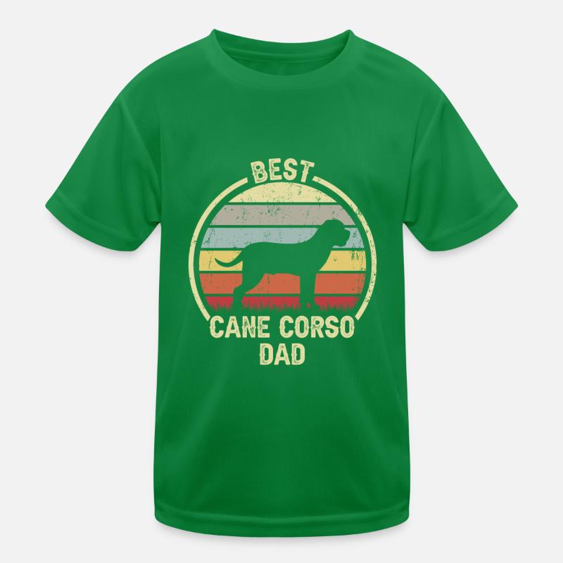 Bester Hundevater - Cane Corso Kinder Funktions-T-Shirt