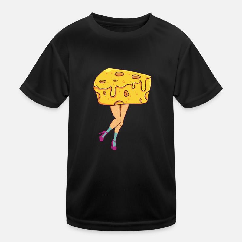 Cheese Cheese Legs Kids Functional T-Shirt
