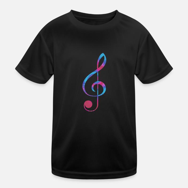 clef j'aime les notes de musique T-shirt sport Enfant