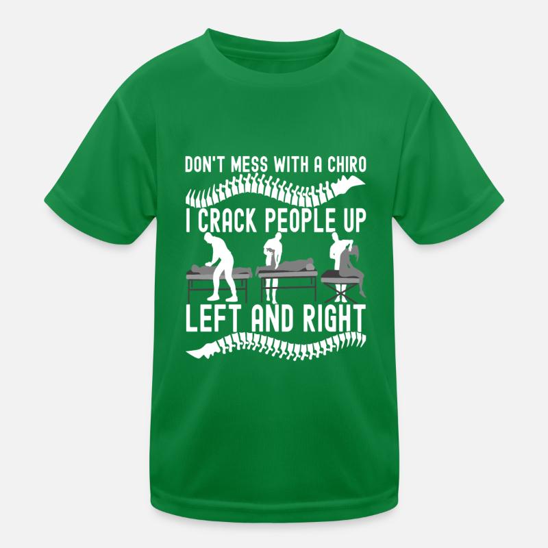 Chiropractor Chiropractic Physiotherapy Kids Functional T-Shirt