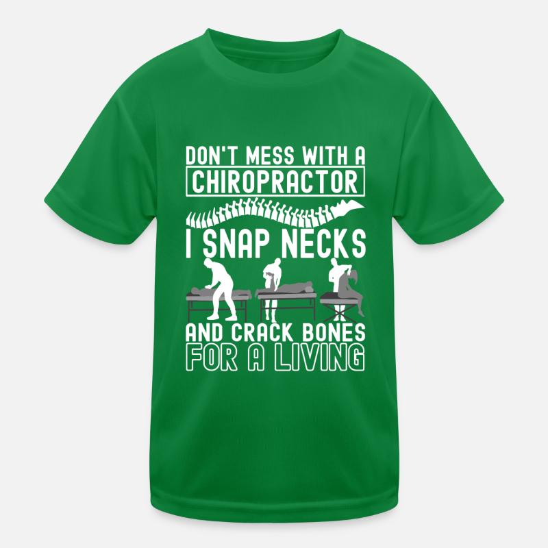 Chiropractor Chiropractic Physiotherapy Kids Functional T-Shirt