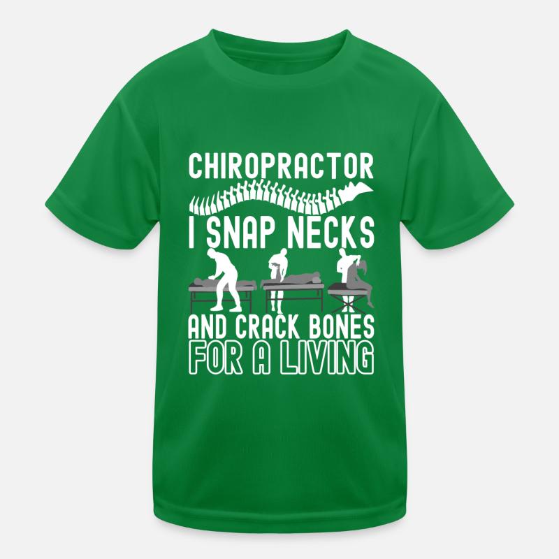 Chiropractor Chiropractic Physiotherapy Kids Functional T-Shirt