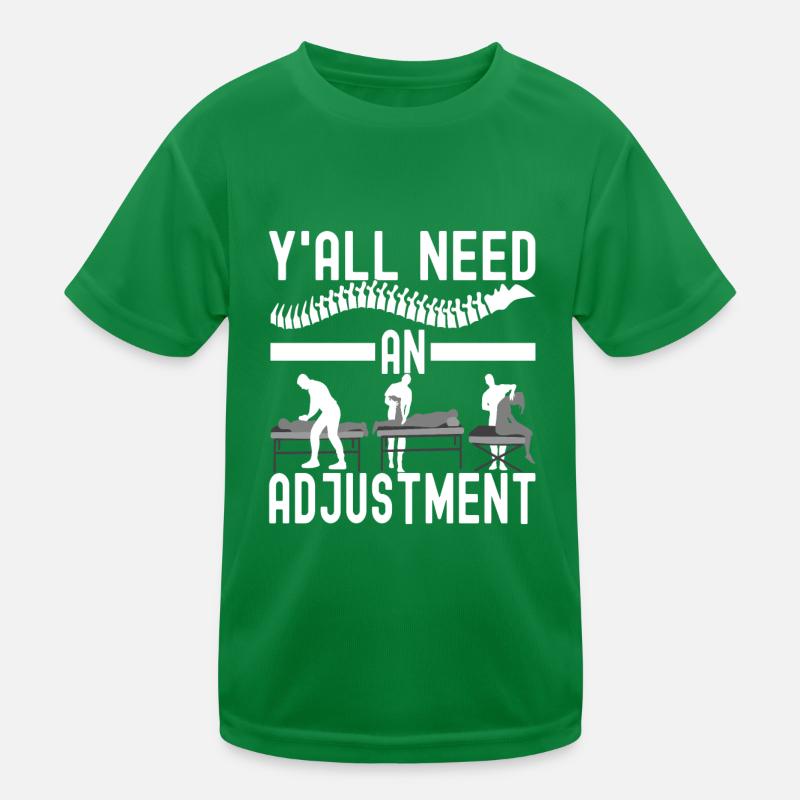 Chiropractor Chiropractic Physiotherapy Kids Functional T-Shirt