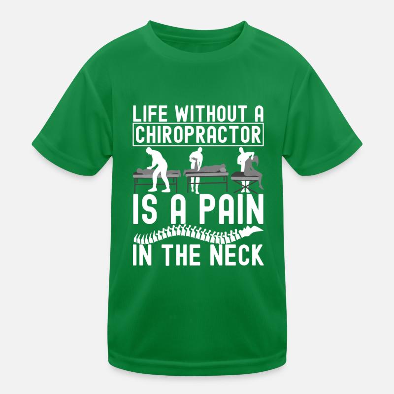 Chiropractor Chiropractic Physiotherapy Kids Functional T-Shirt