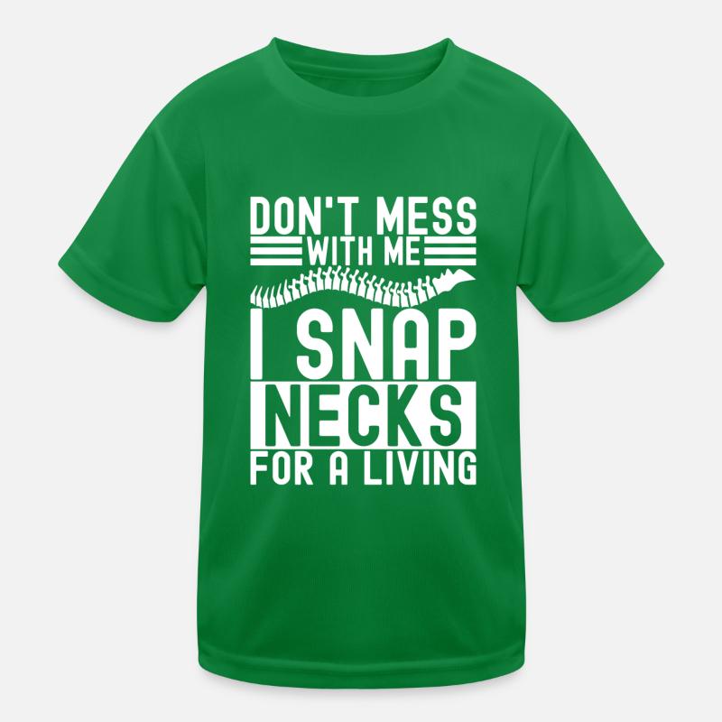 Chiropractor Chiropractic Physiotherapy Kids Functional T-Shirt