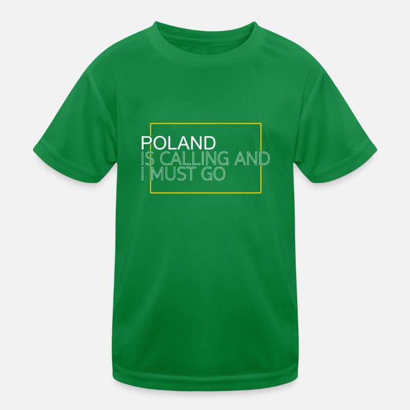 Poland Saying Kids Functional T-Shirt