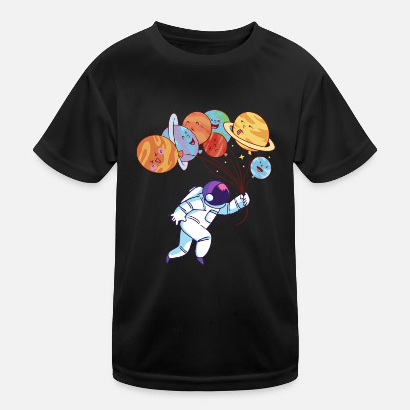 Aerospace Solar System Planets Funny Astronaut Kinder Funktions-T-Shirt