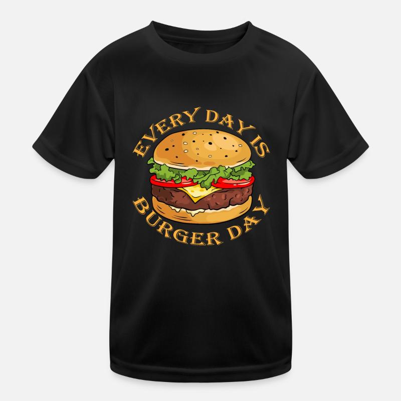 Every Day is Burger Day Kinder Funktions-T-Shirt