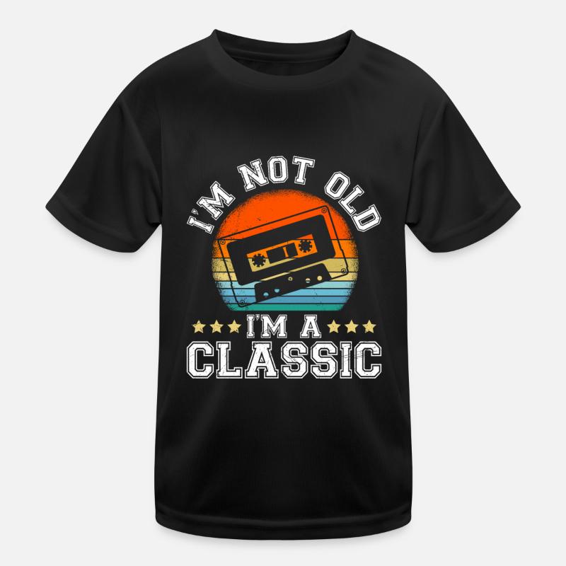 Je ne suis pas démodé je suis cassettes classiques T-shirt sport Enfant