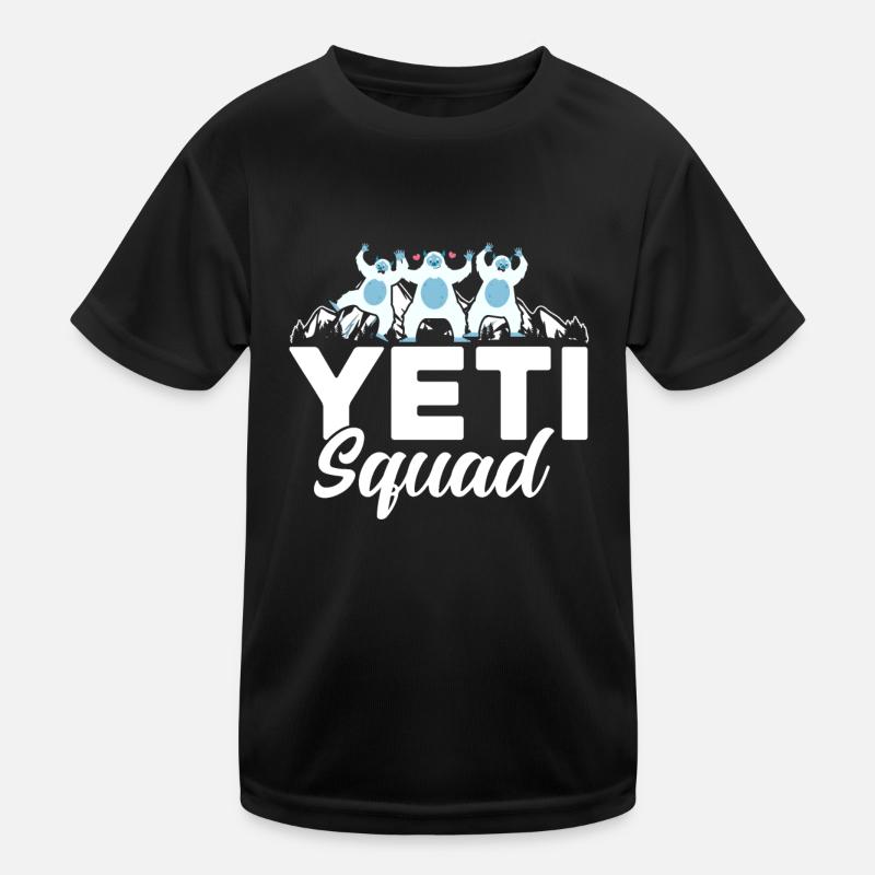 Yeti Squad Kids Functional T-Shirt