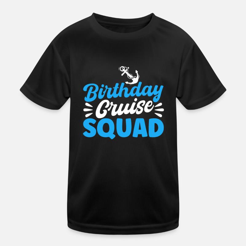 Anniversaire Croisière Squad T-shirt sport Enfant