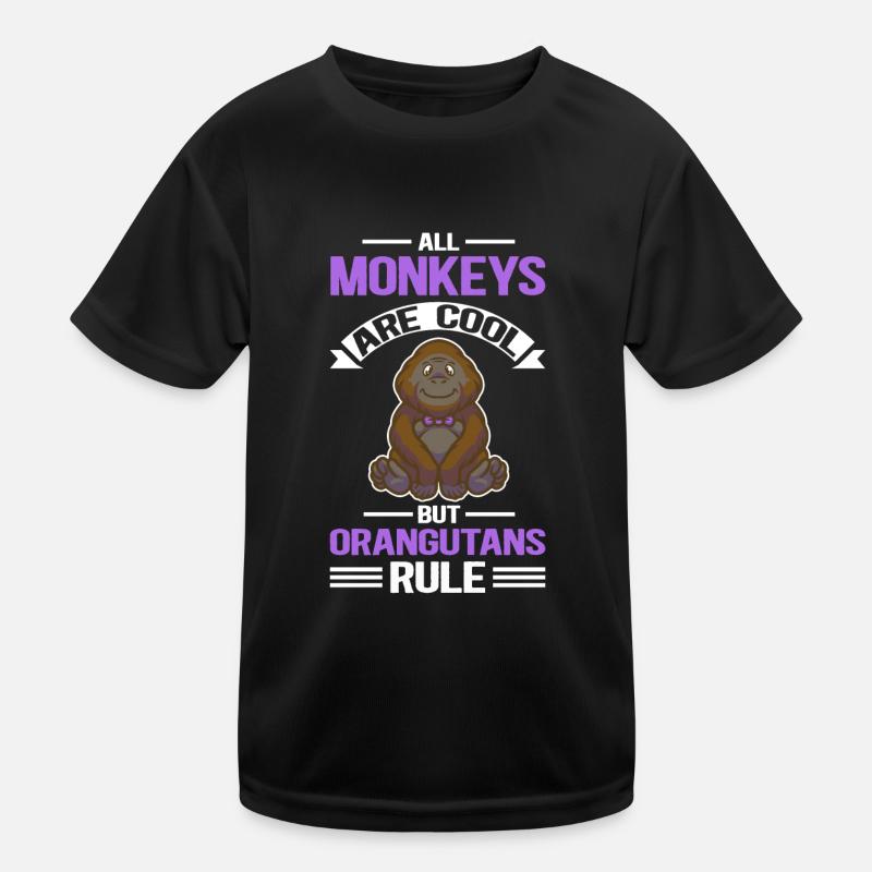 Orang-Utan Affen Orangutan Geschenk Kinder Funktions-T-Shirt