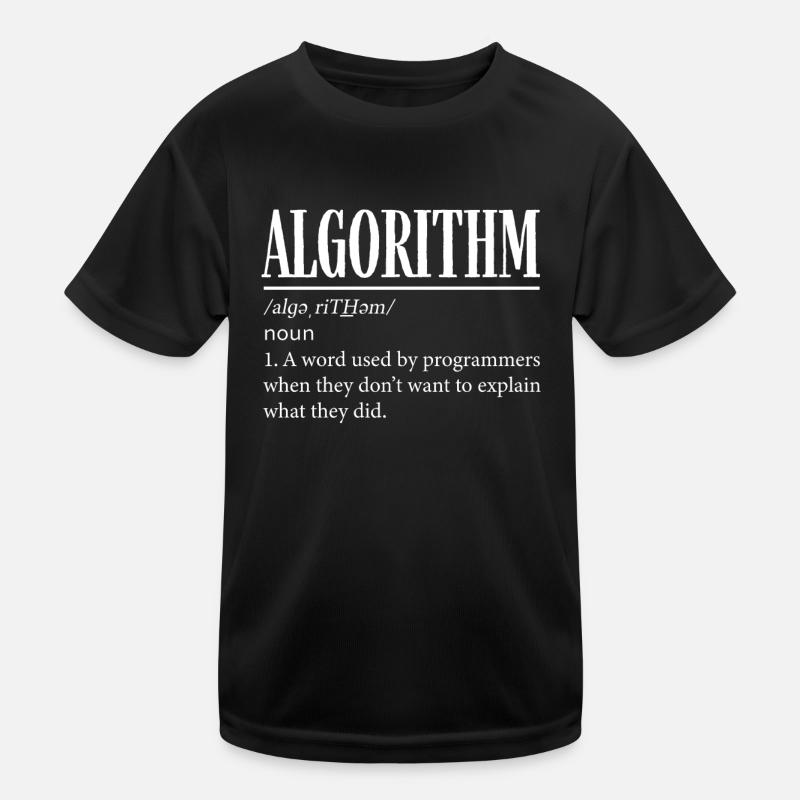 Programmeur d’algorithmes, codage, encodeur T-shirt sport Enfant