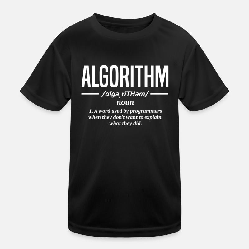 Programmeur d’algorithmes, codage, encodeur T-shirt sport Enfant
