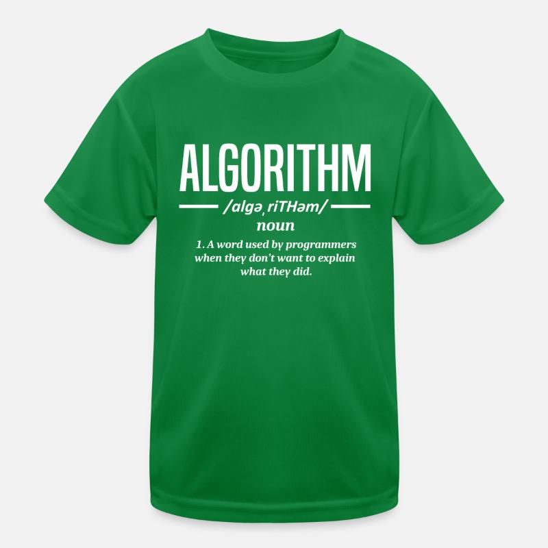 Programmeur d’algorithmes, codage, encodeur T-shirt sport Enfant