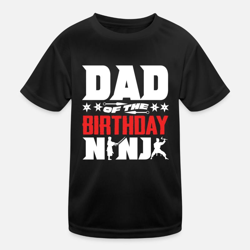 Geburtstag Der Ninja, Ninja, Kinder Funktions-T-Shirt