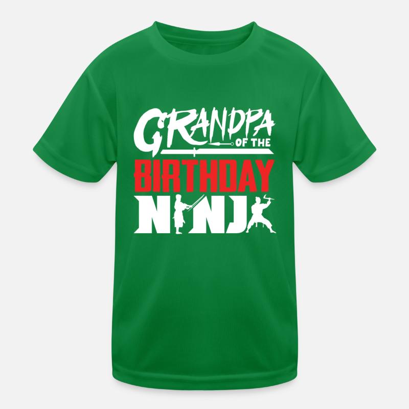 Geburtstag Der Ninja, Ninja, Kinder Funktions-T-Shirt