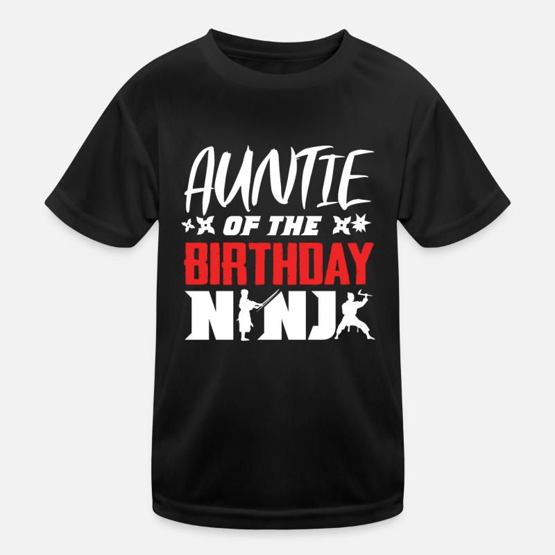 Geburtstag Der Ninja, Ninja, Kinder Funktions-T-Shirt