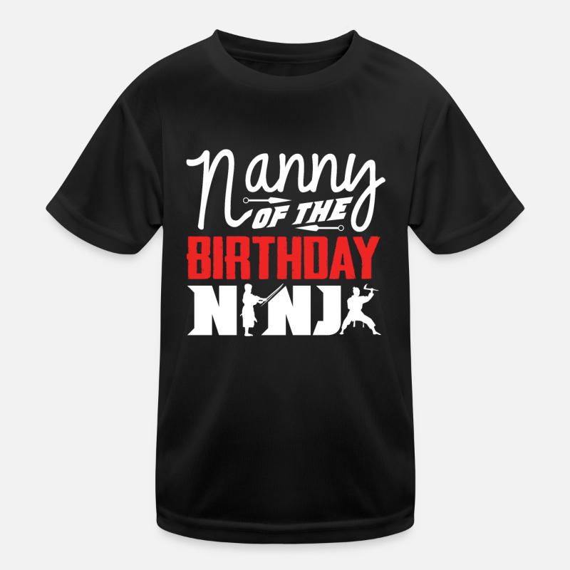 Geburtstag Der Ninja, Ninja, Kinder Funktions-T-Shirt