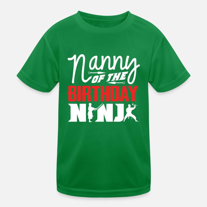Anniversaire du Ninja, Ninja, T-shirt sport Enfant
