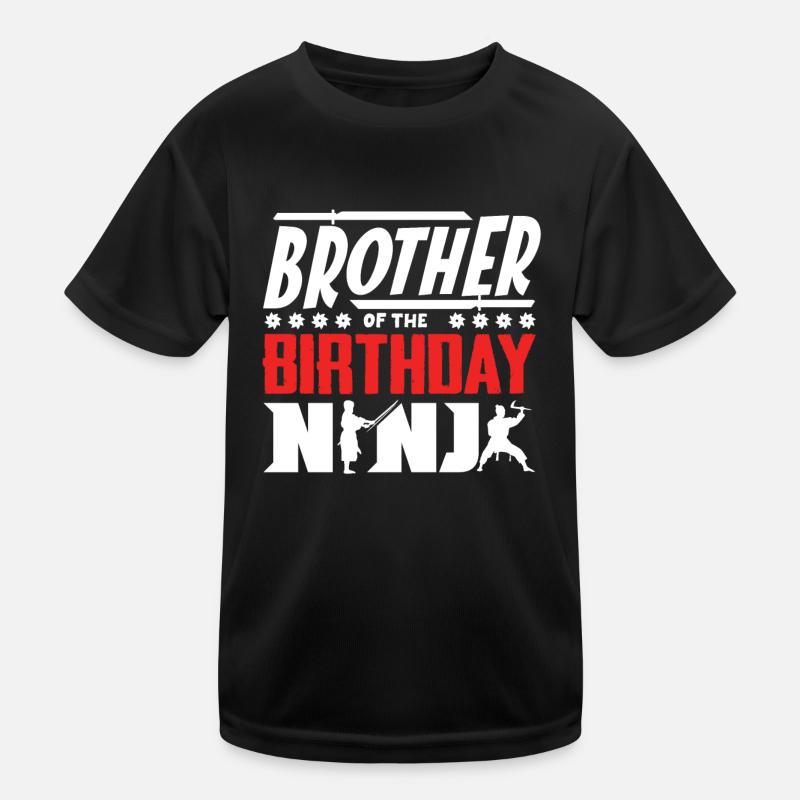 Anniversaire du Ninja, Ninja, T-shirt sport Enfant